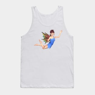 hello world elf fairy faerie flying dragon wings Tank Top